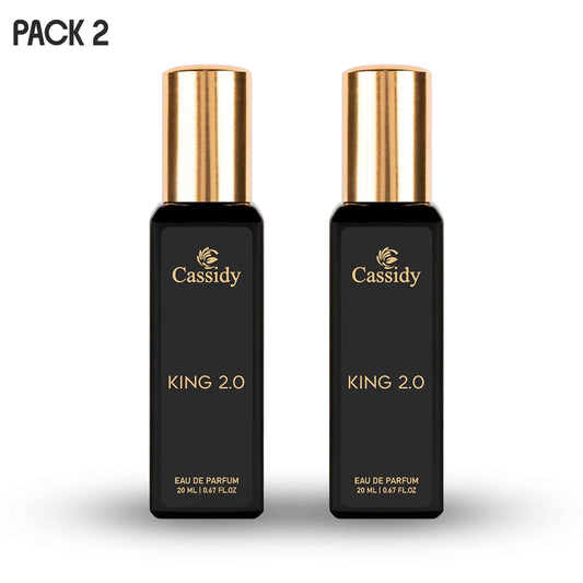 CASSIDY King 2.0 Perfume Review: Long-Lasting Fragrance for Men – Pack of 2 (20ml)