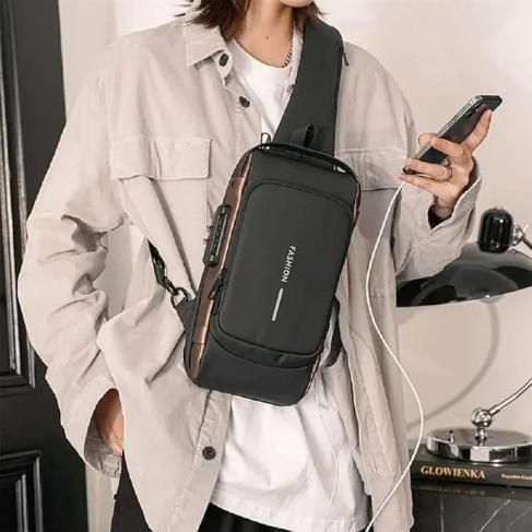 Unisex Crossbody Sling Bag for Accessory Kit