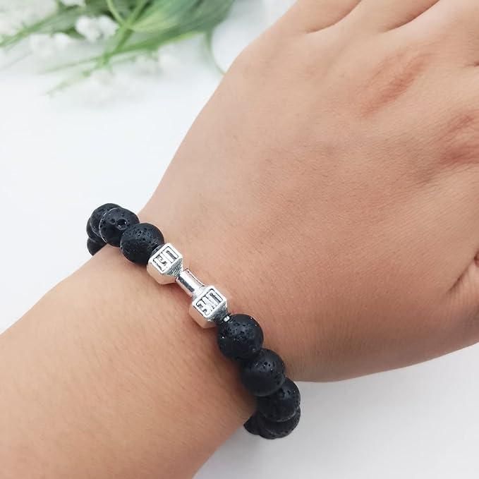 Volcanic Lava Stone Bracelets for Women Men